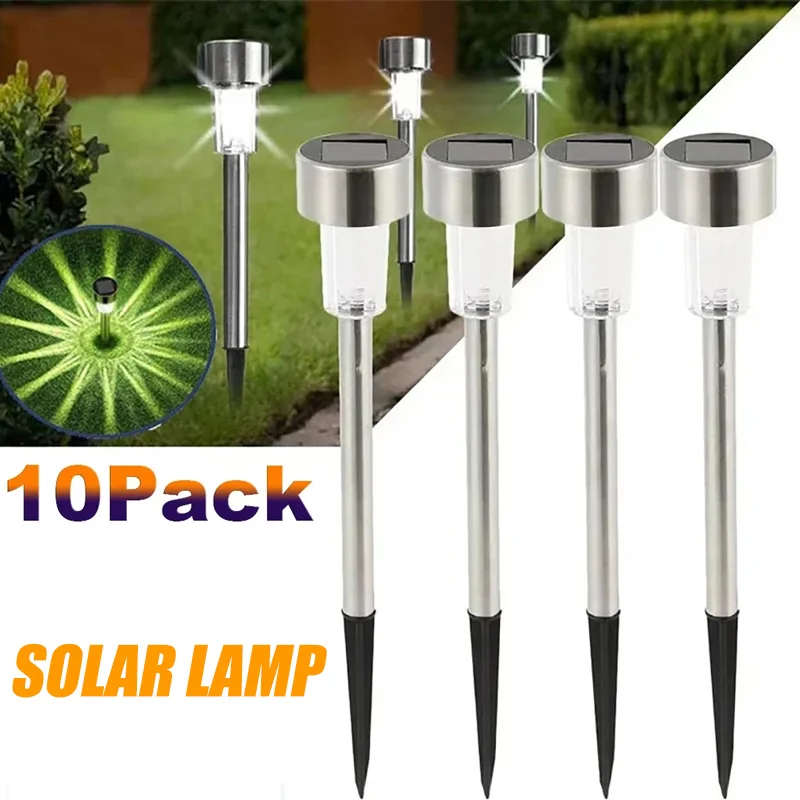 Renewable Energy Project - Solar-Außenleuchten, Gartenlampe, solarbetrieben, wasserdicht, Landschaftspfad im