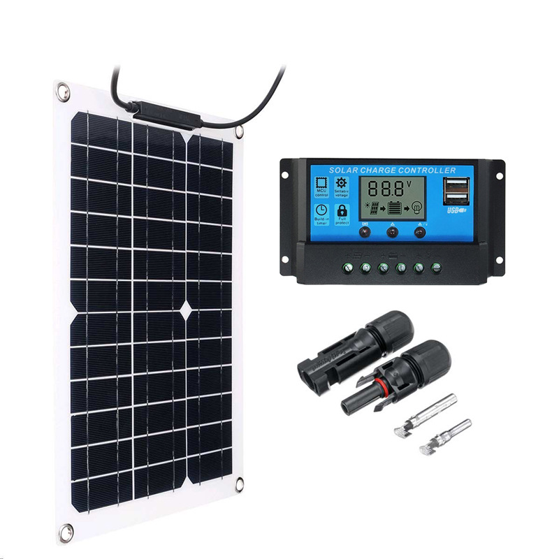 Renewable Energy Yacht - 15W Solarpanel-Set mit 18V Solarregler für