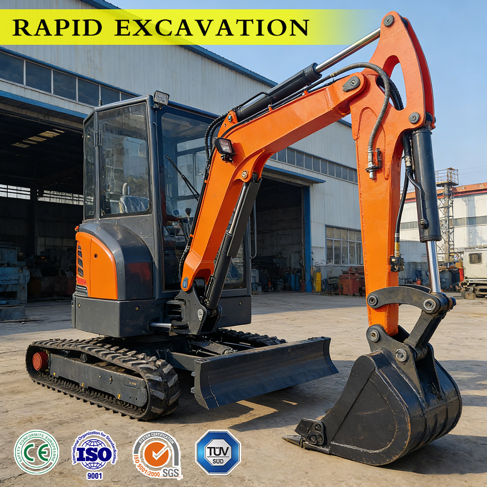 Renewable Energy Project - Großhandel 3T Mini-Bagger mit CE-Zertifizierung, Kubota-Motor,