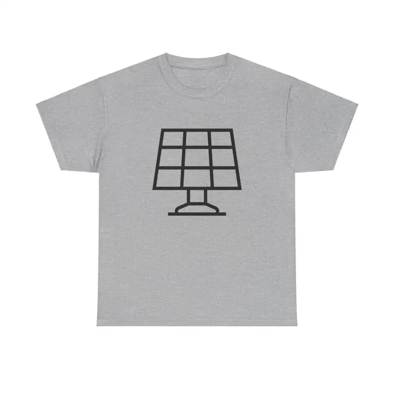Renewable Energy Graphics - Einfaches T-Shirt mit Solarpanel-Grafik, trendige Schule,