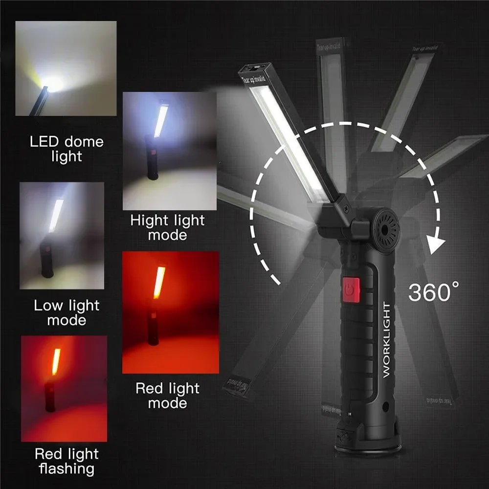 Tragbare COB-LED-Taschenlampe, – Renewable Energy Battery Bewertung und Preis