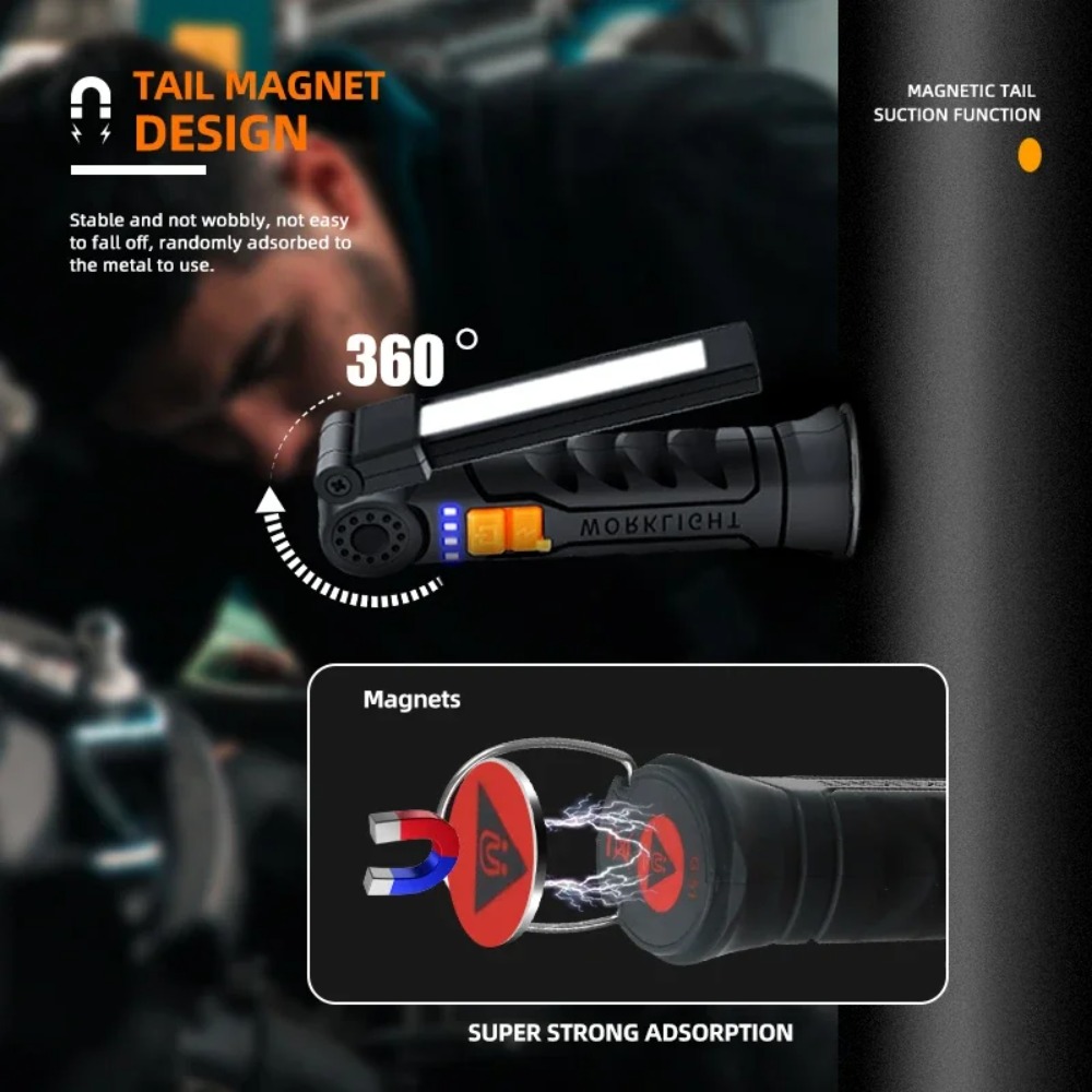 Tragbare COB-LED-Taschenlampe, – Renewable Energy Battery Bewertung und Preis