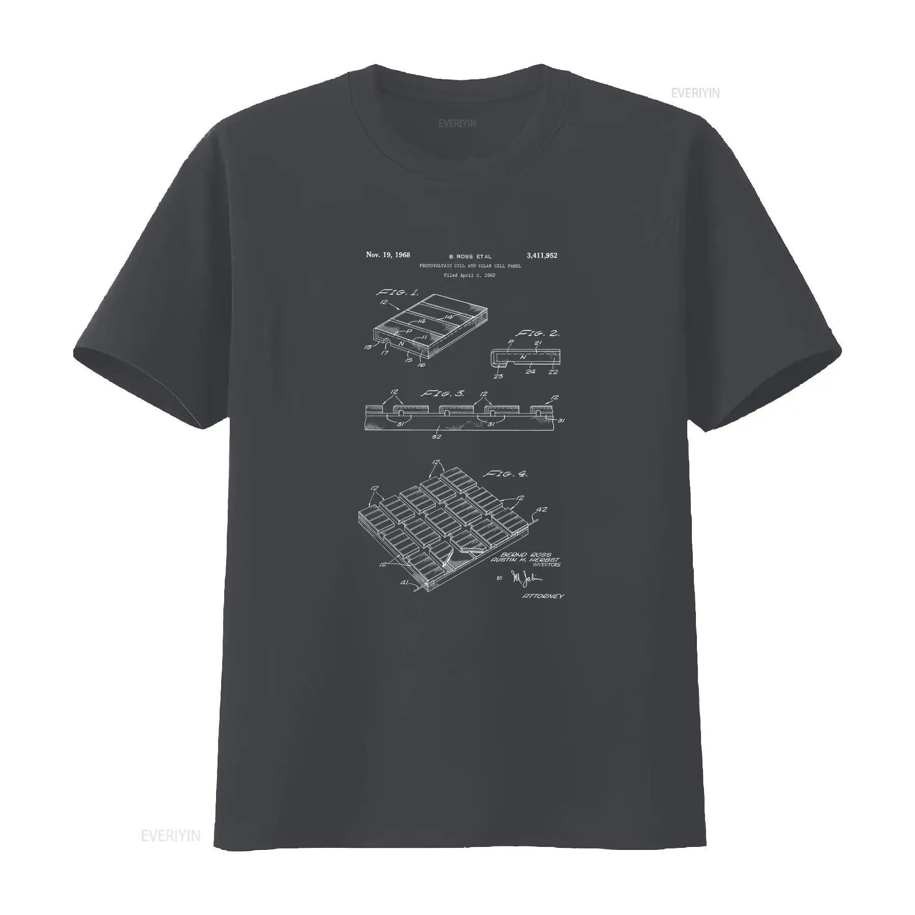 Solarpanel-T-Shirt, Photovolta – Renewable Energy Graphics Bewertung und Preis