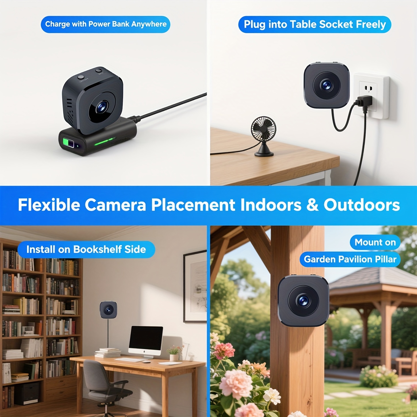 1080P HD Mini WiFi Kamera Indo – Renewable Energy Battery Bewertung und Preis