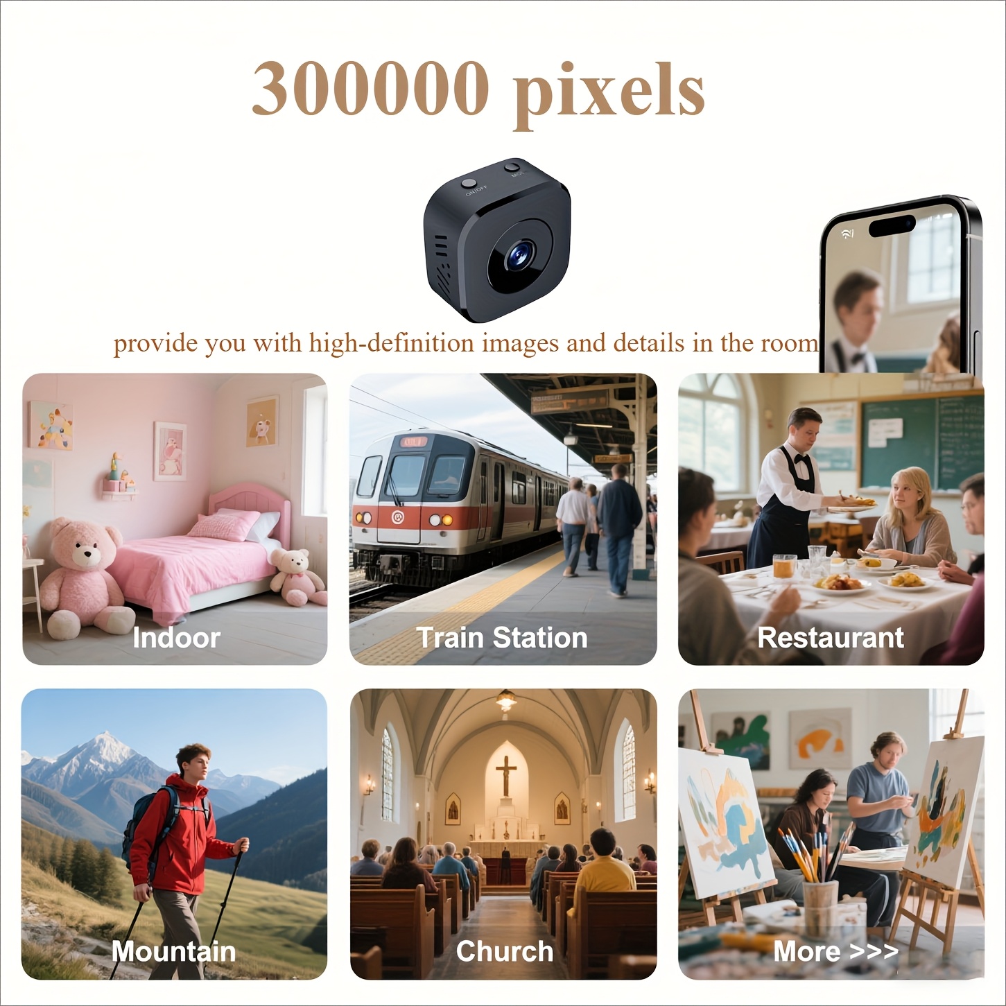 1080P HD Mini WiFi Kamera Indo – Renewable Energy Battery Bewertung und Preis