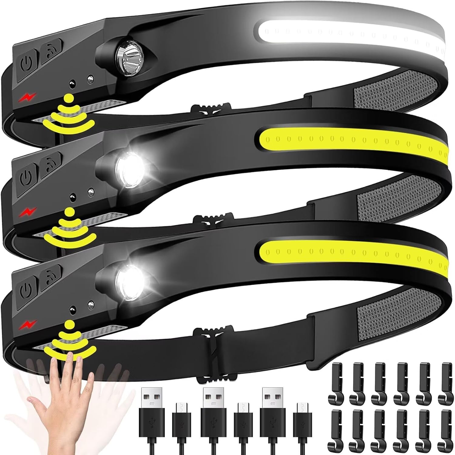 Sensor-Stirnlampe, LED-Stirnla – Renewable Energy Battery Bewertung und Preis